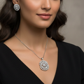 Amira American Diamonds Pendant Set for Weddings & Festivals