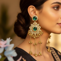 Chhavi Traditional Kashmiri Earrings | Ghungroo arrings with Kundan Details for Women | Festive Earrings