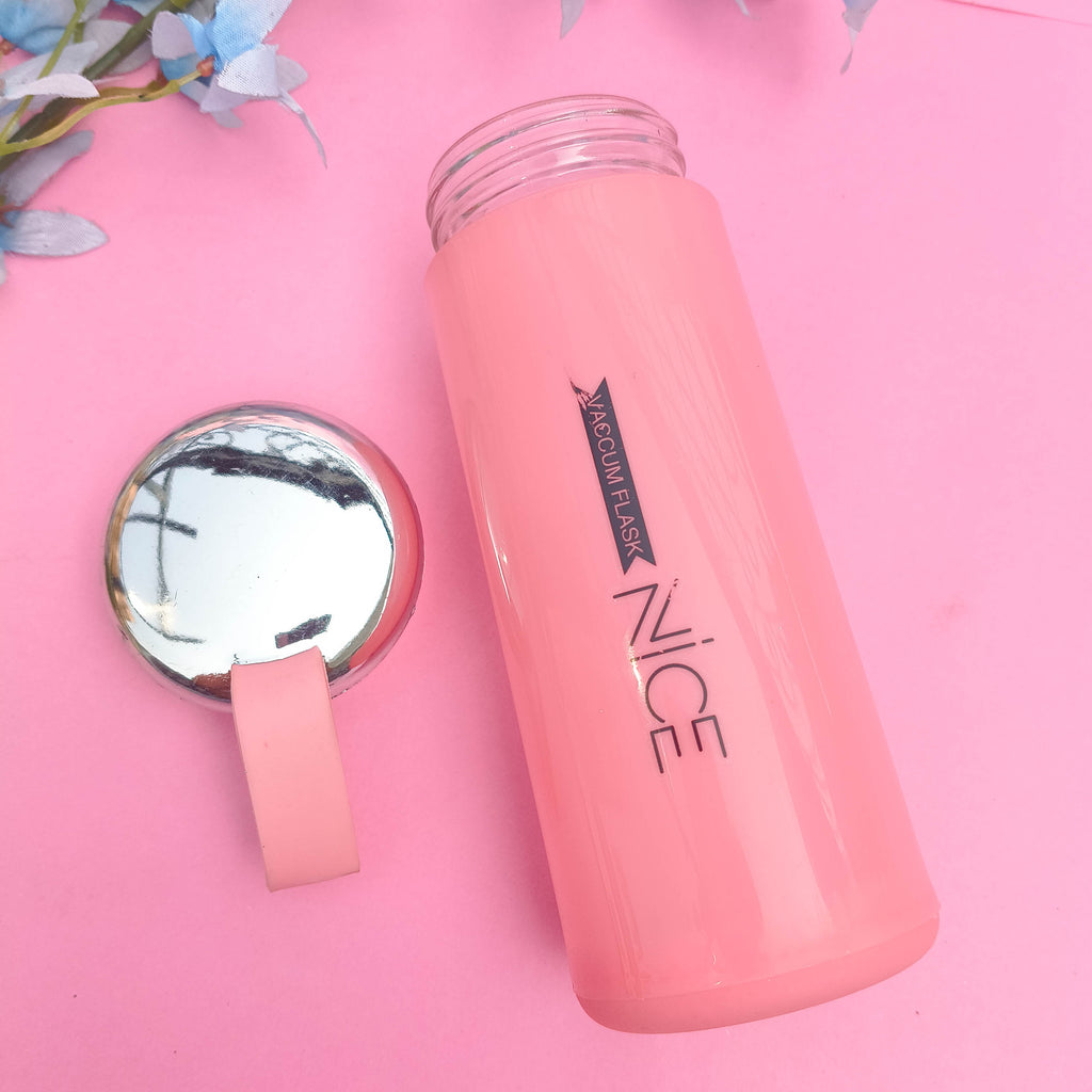 Pastel Shade Glass Insulated Nice Bottle