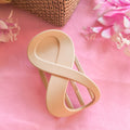 Infinity Shape Criss Cross Hair Claw Clips for Girls