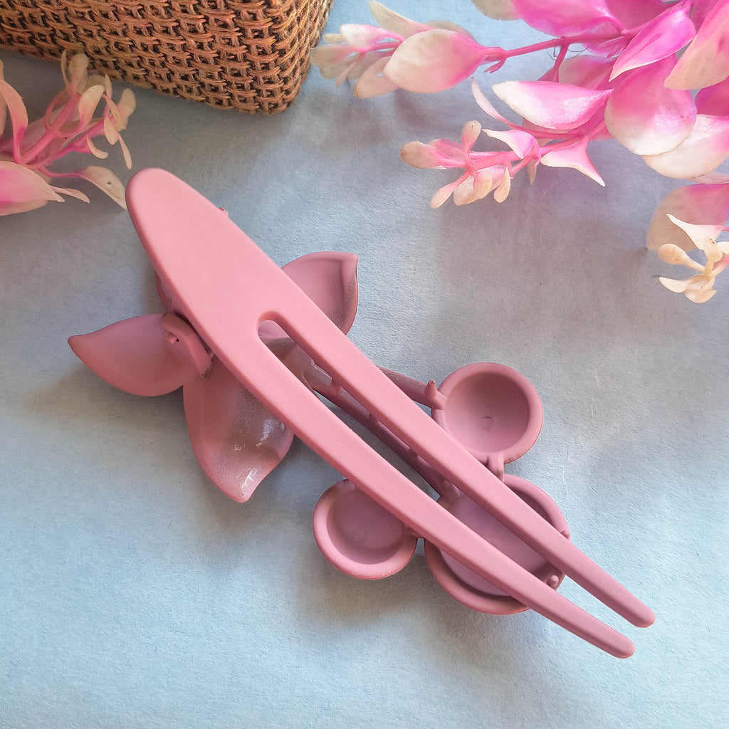 Korean Style Floral Cherry Hair Claw Clips