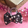 Cute Polka Dots Printed Bow Clutchers for Girls