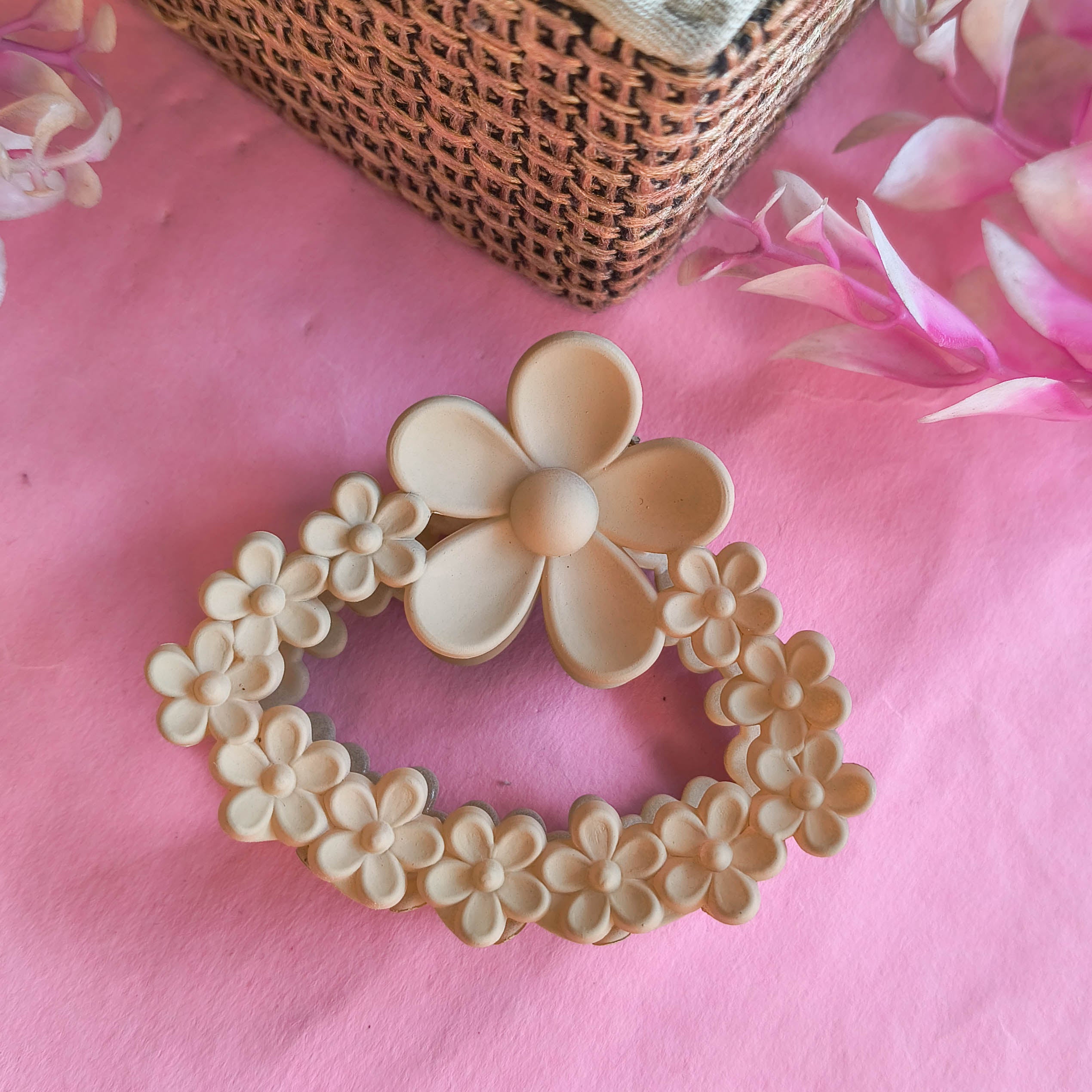 Cute Floral Daisy Pinteresty Claw Clips for Girls