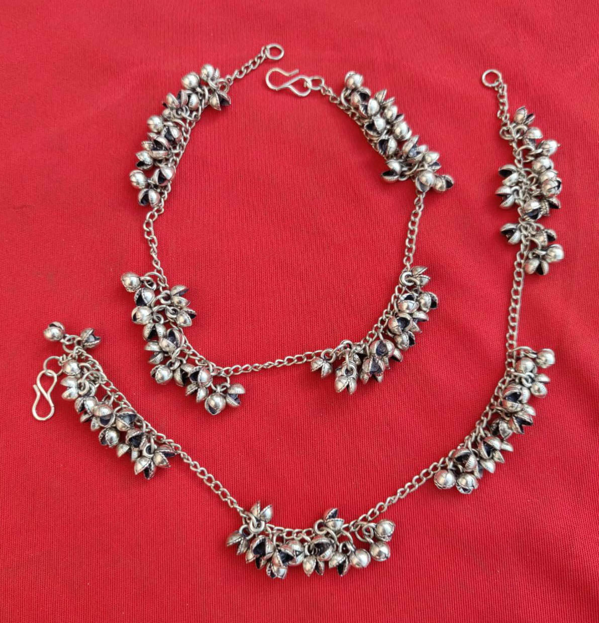 Juhi Anklets – Handcrafted Oxidized Silver Ghungroo Payals for Women